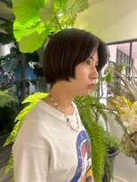 ラーサ(LaHzA) 大人ショートボブ前下がりショートボブ前下がりボブひし形ボブ