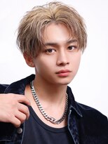 リップス 表参道店(LIPPS)&nbsp;【ブリーチカラー】ローライト 刈り上げ センターパート