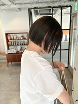 ホネン(honen)&nbsp;【薬院】honenショートボブ×ブリーチなしベージュ薬院大通