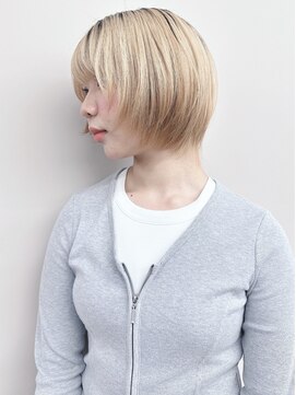 モリオ(morio) ＊ハイトーン姫カット軽めボブ小顔ボブウルフボブレイヤーボブ