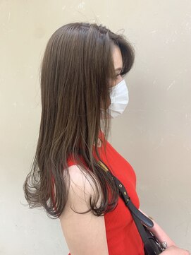 ロングレイヤー/アッシュベージュ