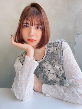 ケイト(kate) 【kate 大宮】オリーブベージュ×内巻きボブ