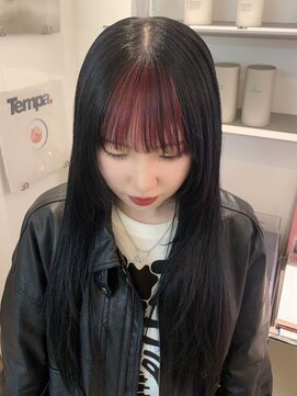 オンヌ(onnu) 前髪インナーカラー