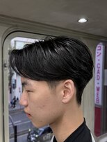 ニコ トウキョウ ロジック(nico TOKYO Logic) メンズセンターパートニュアンスパーマフェザーパーマ