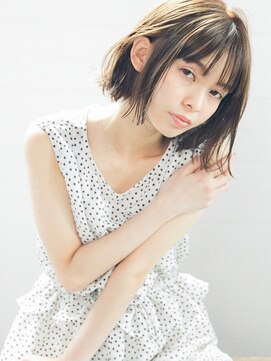 ディッセンバー 渋谷(December) 『December』透明感たっぷり☆柔らかベージュのミニボブ