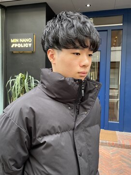 ミンナノポリシー(MIN NANO//POLICY) やりすぎない無造作ルーズパーマ◎