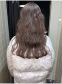 〈atsuno〉ちゅるふわベージュブラウン