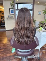 ヘアー イズム アンズー(HAIR ISM ANZU)&nbsp;コテ巻き風パーマ