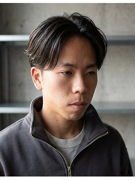 オールデイハローズ(ALL DAY HELLO'S) メンズ毛流れで作るセンターパート・ニュアンスパーマ♯95