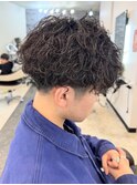 宇都宮メンズカットメンズパーマ波巻きスパイラルパーマツイスパ