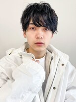 ソアメンズ 渋谷(soar men's)&nbsp;◎清潔感◎無造作パーマ黒髪ショートマッシュ