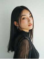 アノ 渋谷(ano) 渋谷/ミルクティーブロンド/ダークブルー/デジタルパーマ