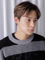 メンズヘア ビーセカンド 草加店(MENS HAIR B-2) リバースセンターパート大人メンズビジネス清潔感ショートb草加