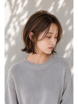 ノイ(noi.) 大人のくびれ外ハネレイヤーボブ