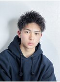 スパイキーショート アップバングスパイキー メンズ短髪 横浜