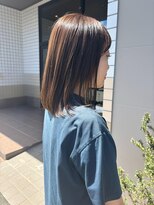 セカンド 鴨江店(2COND) ツヤツヤ柔らかまとまるミディアムヘア
