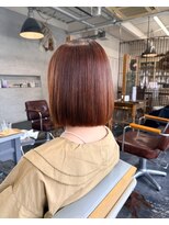 セットアップ 岡山北長瀬店(SET-UP)&nbsp;グレージュ/縮毛矯正/ボブ