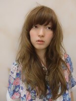 ブーケ(BOUQUET)&nbsp;フェザーロング　ヴェールウェーブ　ブルージュ