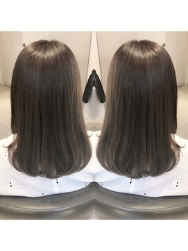 グロウ バイ フェイス(GLOW by face) face池袋【eriko】透ける暗髪★グレージュカラー