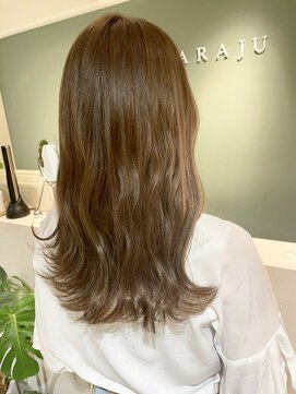 サラジュ 梅田店(SARAJU) saraju ヒラノ　グレージュ　ロングレイヤー