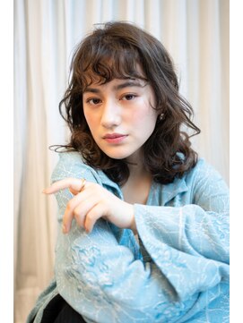 マグノリア オモテサンドウ(MAGNOLiA Omotesando) 前髪もくしゃっとイメチェン♪大きめスパイラルパーマ