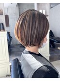 丸みのあるボブとショートの間・TheC橋本