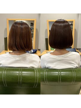 ヘアサロン ナノ(hair salon nano) ツヤ◎王道ボブ