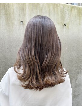 ロンドアベニール 北千住(Lond avenir) ブリーチなしシアーベージュ　西田大樹