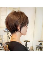 髪質改善と縮毛矯正の専門店 サンティエ(scintiller)&nbsp;小顔丸みショートボブ