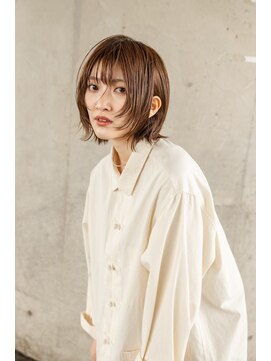 在り家 《在り家》ナチュラルボブウルフ◎ミルクティブラウン