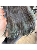 ヘアーリゾートガーデンバイトロント 船橋法典店(Hair Resort Garden by Toronto)&nbsp;インナーカーキ×オリーブブラウン【船橋、西船橋、市川大野】