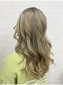 【iikanji hair】ロング×ハイトーングレージュ