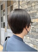 【石崎 枝里】タイトなマッシュショート