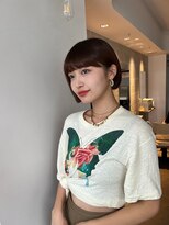 サンド 鹿児島中央(sand)&nbsp;黒髪/グレーベージュ/レイヤーロング/前髪パーマ[鹿児島駅]