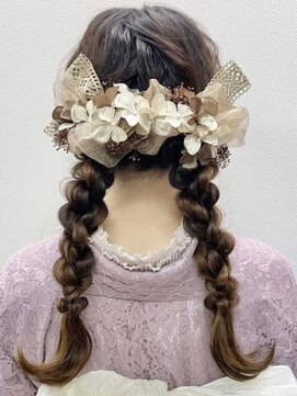 バサラ 新宿駅前店(VASARA) ツインアレンジ♪着物ヘア/浴衣ヘア/卒業式ヘア/成人式ヘア