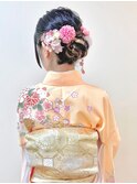 卒業式にも◎ アップスタイル // 着物ヘア × シニヨンアレンジ