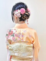 ディア(.eer)&nbsp;卒業式にも◎ アップスタイル // 着物ヘア × シニヨンアレンジ
