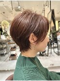 【LA'BO三浦】ブリーチなしwカラー×ショート