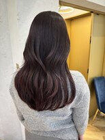 ロンドプランタン 恵比寿(Lond Printemps)&nbsp;ピンクブラウンの韓国風レイヤーヘア　ワンホンヘア　髪質改善