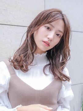 オーブヘアー アリーナ 会津若松店(AUBE HAIR alina) 20代・30代_小顔レイヤーパーマ