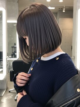 エル 新小岩(elu) 美髪/ワイドバング/レイヤーカット/くすみベージュ/新小岩駅