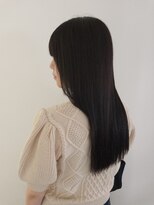 キートス 高知店(kiitos)&nbsp;肌馴染みのいい暗髪カラー