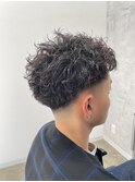 無造作スパイキーフェード