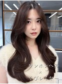 20代ワンホンヘア×大人可愛い◎透明感グレージュ美人ヘア