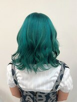 エトレ(etore)&nbsp;艶髪ウェーブ/髪質改善/ブリーチカラー/ターコイズ