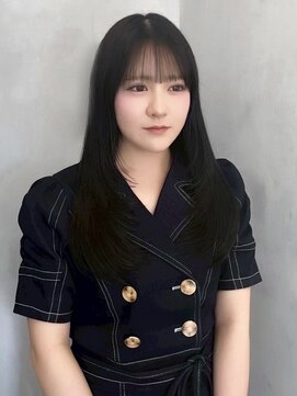 ロンドジェネルーズ 柏(Lond generous) 韓国柏顔まわり髪質改善縮毛矯正暗めカラーボブくびれレイヤー柏