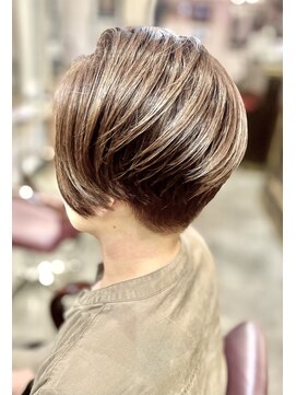 サーティエイト(38) ふんわり/ショート/丸み/カット/髪質改善/艶カラー/白髪ぼかし/