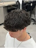 波巻きパーマ/メンズカットメンズパーマ波巻きスパイラル