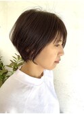 ショート　ボブ　ウルフ　髪質改善　白髪ぼかし　トリートメント
