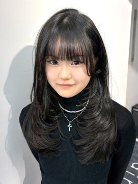 ヴェイン 渋谷(vain) 縮毛矯正ハイレイヤーロングヘア